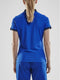 Craft Pro Control Polo Dames - Voetbal - Korte mouw - Royal / Zwart - M