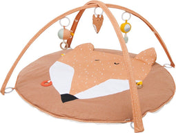 Trixie Speelmat/ Activiteitenboog Mr. Fox - Speelboog voor Baby - Zachte Activiteitenboog - Speeltapijt Vos - Oranje