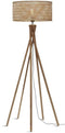 GOOD&MOJO Vloerlamp Java - Bamboe - Ø50x146cm - Modern - Staande lampen voor Woonkamer - Slaapkamer