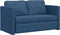 vidaXL - Slaapbank - vloermodel - 2-in-1 - 112x174x55 - cm - stof - blauw