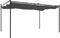 vidaXL - Pergola - met - uitschuifbaar - dak - 395x292x230 - antracietkleurig