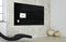Sigel glasmagneetbord - glaswhiteboard XL - Artverum - 120x90cm - zwart - SI-GL210