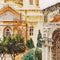Thea Gouverneur - Borduurpakket met telpatroon - 533A - Voorgesorteerde DMC Garens - Jerusalem Israël - Aida - 79 cm x 50 cm - DIY Kit