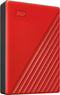 WD My Passport - Externe HDD 6TB - Wachtwoordbeveiliging - Rood (2024)