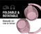 Fresh 'n Rebel Clam Core - Draadloze Over-Ear Koptelefoon - 45 uur batterijduur - Roze