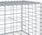 vidaXL - Schanskorf - 500x100x50 - cm - gegalvaniseerd - ijzer - zilverkleurig