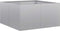 vidaXL - Plantenbak - 80x80x40 - cm - gegalvaniseerd - staal
