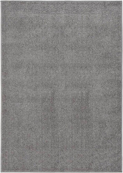 vidaXL - Vloerkleed - kortpolig - 240x340 - cm - grijs