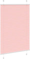 vidaXL - Plissé - rolgordijn - 85x100 - cm - stofbreedte - 84,4 - cm - polyester - roze