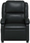 vidaXL Relaxfauteuil - Handmatige relaxfunctie - Zwart