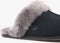 UGG W Scuffette II - Dames Sloffen - Suède/Wol - Zwart/Grijs - Maat 37