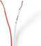 Speaker-Kabel - 2x 0.75 mm² - Koper - 15.0 m - Rond - PVC - Wit - Rol