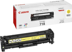 Canon 718 Tonercartridge - Origineel - Printcapaciteit 3400 - Geel