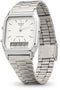 Casio Vintage AQ-230A-7DMQYES Unisex Horloge 28 mm - Zilverkleurig