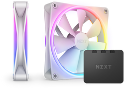 NZXT F140 RGB Duo - Ventilator - 140mm - Wit (2 stuks)