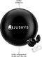 Juskys - Opblaasbaar afdekzeil - 4 meter rond - Zwart