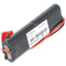 Emergency light battery NiMH 4.8V 1300mAh with loose cable ends, S2x2, 100x15mmx30mm