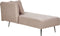 RIOM - Chaise longue - Lichtbruin - Rechtszijdig - Stof