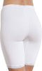 sloggi Basic+ - Dames Short lange pijp - Onzichtbaar en licht - Wit - Maat 42