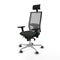 Bureaustoel met hoofdsteun Piqueras y Crespo 3D086G1 Zwart