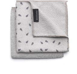 Brabantia SinkSide Microvezel Schoonmaakdoekjes - Set van 2 - Light Grey