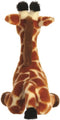 Aurora Pluche dieren knuffel - giraffe - 21 cm - liggend - wilde dieren knuffel