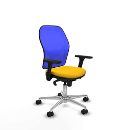Jorquera Piqueras y Crespo 3D086N0 - Bureaustoel - Verstelbare hoogte met armleuning - Geel