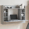 vidaXL - Wandbureau - 105x48x75 - cm - bewerkt - hout - grijs - sonoma - eikenkleurig