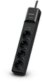 Cyberpower P0420SUD0-DE - Beveiligde stekkerdoos - 4x Geaarde stekkers 2x USB 2.0 - 180 cm kabel