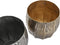 Middenstuk DKD Home Decor Zilverkleurig Gouden Modern 20 x 20 x 19 cm (2 Stuks)