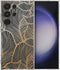 imoshion Hoesje Geschikt voor Samsung Galaxy S24 Ultra Hoesje Siliconen - imoshion Design hoesje - Meerkleurig / Golden Leaves Transparant