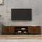 vidaXL - Tv-meubel - 180x31,5x40 - cm - bewerkt - hout - bruin - eikenkleur