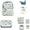 BEAU by Bo A Little Lovely Company Back to school set - Rugzak/Drinkfles/4 Snackdozen/Bentobox - Voertuigen