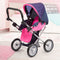 Bayer - Poppenwagen City Star - Blauw en Roze