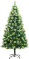 vidaXL - Kunstkerstboom - met - scharnieren - en - standaard - 120 - cm