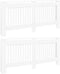 vidaXL Radiatorombouw 2 st 172 cm MDF wit