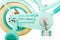 Volare Excellent Kinderfiets - Meisjesfiets - 12 inch - Afneembare zijwieltjes - Mintgroen