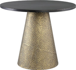 PTMD Yvette Ronde Tafel - H40 x Ø50 cm - Metaal - Goud
