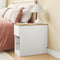 SoBuy FBT162-WN - Nachtkastje - Deels open deels dichte kast - Wit