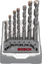 Bosch 2 607 017 082 - 7-delige betonborenset CYL-3 - nuttige lengtes 40-80 mm (1 set)
