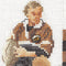 Thea Gouverneur - Borduurpakket met telpatroon - 3037A - Voorgesorteerde DMC Garens - Rugby - Aida - 16 cm x 17 cm - DIY Kit