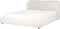 BLAGNAC - Bed met opbergruimte - Wit - 180 x 200 cm - Bouclé