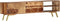 vidaXL - Tv-meubel - 140x30x40 - massief - sheeshamhout