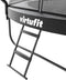 VirtuFit Premium Trampoline - Ø 305 cm - Inclusief Veiligheidsnet - Zwart - Max 150 kg