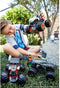 Hot Wheels - Monstertrucks 1:24 - Robuuste metalen behuizing met gigantische wielen - Meerkleurig