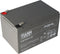 Fiamm 12FGHL48 lood PB-batterij 12 volt 12000 mAh met Faston-contacten van 6,3 mm