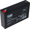 Fiamm FG10721 loodbatterij 6 volt 7.2Ah
