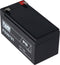 Fiamm FG20121 batterij 1200 mAh loodbatterij 12 volt met 1200 mAh, 2 x 4,8 mm stekkercontacten