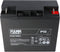 Fiamm FG21703 PB loodbatterij 12 volt en met 17 Ah