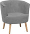ODENZEN - Fauteuil - Grijs - Polyester